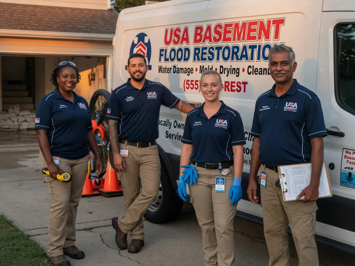Basement Flood Cleanup company in Unity, ME